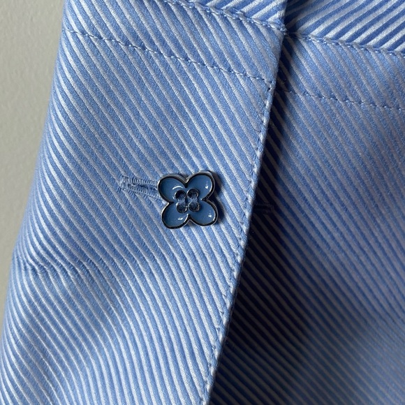 NWOT Pink Tartan Stretch Poplin Trompe L’Oeil - Picture 13 of 16